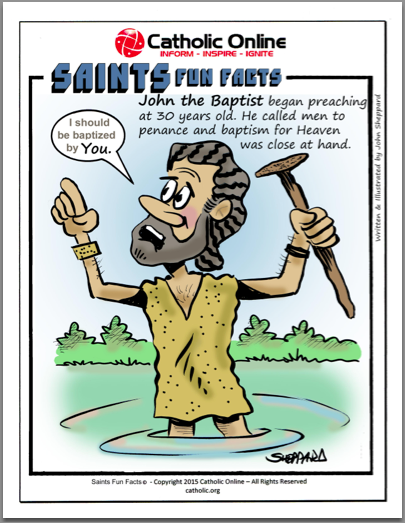 Saints Fun Facts: St. John the Baptist PDF