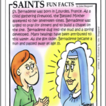 Saints Fun Facts: St. Bernadette PDF