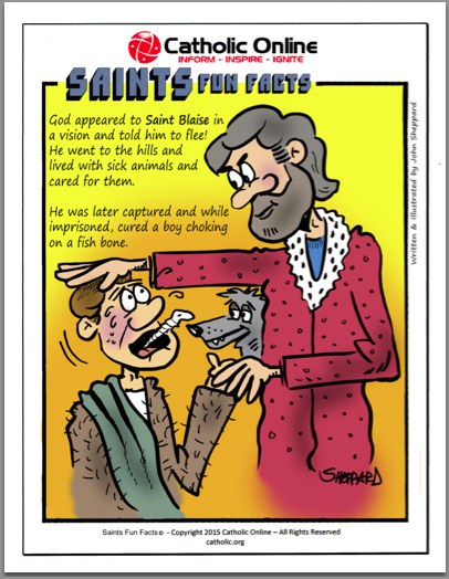 Saints Fun Facts: St. Blaise PDF