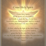 Come Holy Spirit prayer PDF