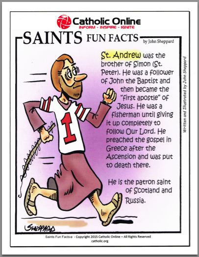 Saints Fun Facts: St. Andrew PDF