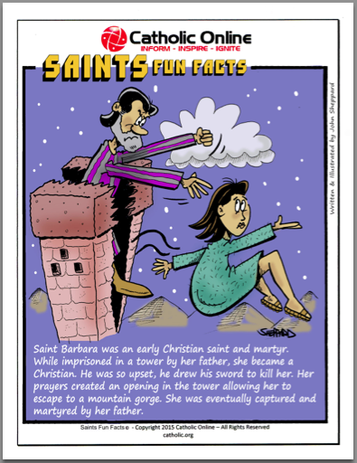Saints Fun Facts: St. Barbara PDF