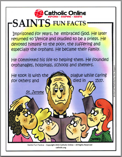 Saints Fun Facts: St. Jerome PDF