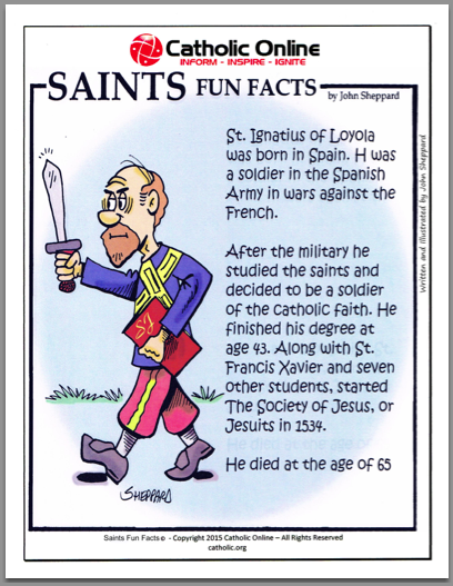 Saints Fun Facts: St. Ignatius of Loyola PDF