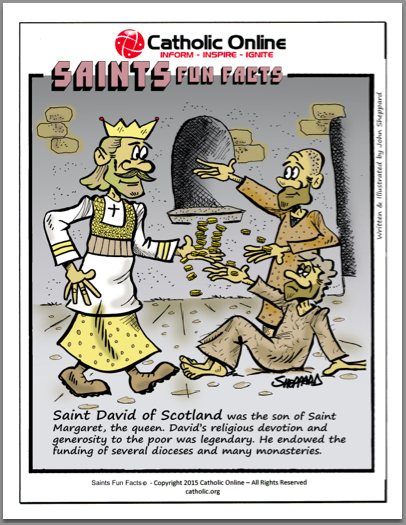 Saints Fun Facts: St. David of Scotland PDF