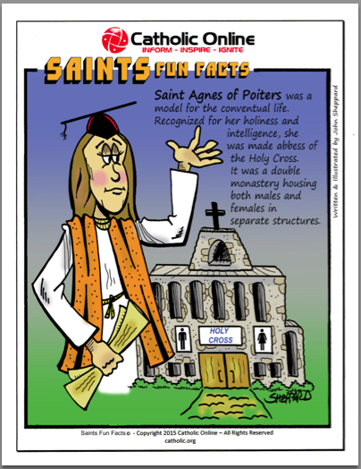 Saints Fun Facts: St. Agnes of Poitiers PDF