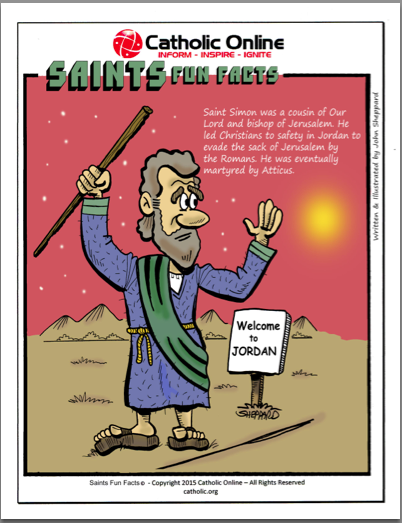 Saints Fun Facts: St. Simon PDF