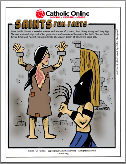 Saints Fun Facts: St. Cecilia Yu PDF