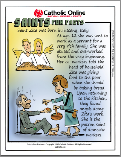 Saints Fun Facts: St. Zita PDF