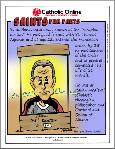 Saints Fun Facts: St. Bonaventure PDF