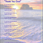 Thank You God prayer (Ocean) PDF