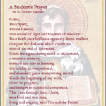 A Student's Prayer (by St. Thomas Aquinas) PDF
