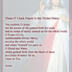 Three O' Clock Prayer to the Divine Mercy PDF