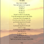 The Gloria prayer PDF