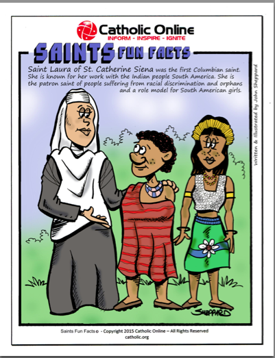 Saints Fun Facts: St. Laura of St. Catherine Siena PDF