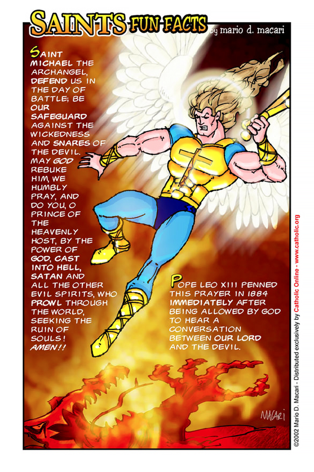 Saints Fun Facts: St. Michael the Archangel PDF