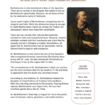 St. Bartholomew the Apostle bio PDF