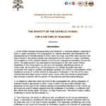 The Identity of the Catholic School PDF