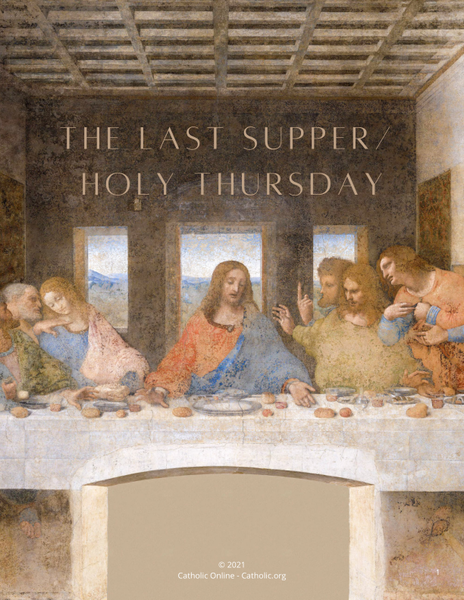 The Last Supper - Holy Thursday PDF
