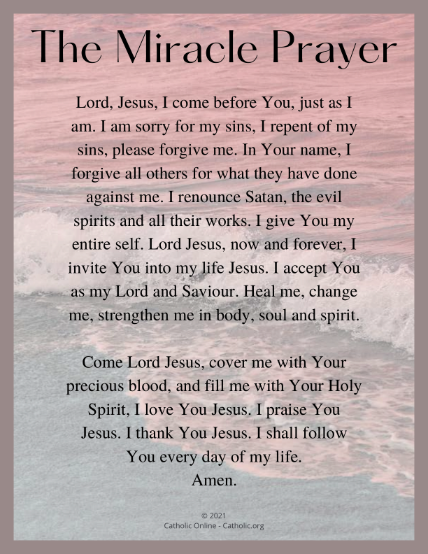 The Miracle Prayer PDF