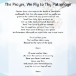 The Prayer, We Fly to Thy Patronage PDF