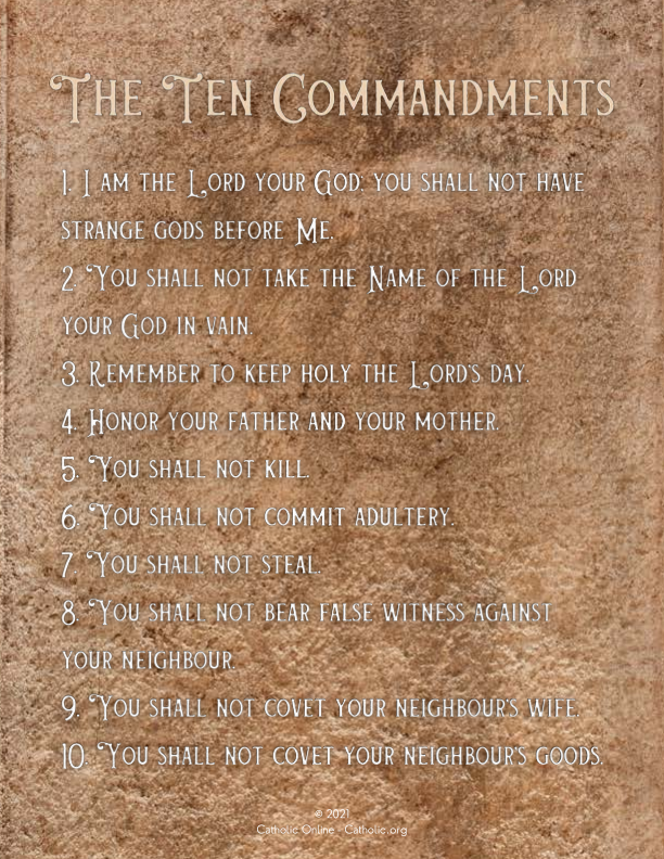 The Ten Commandments PDF