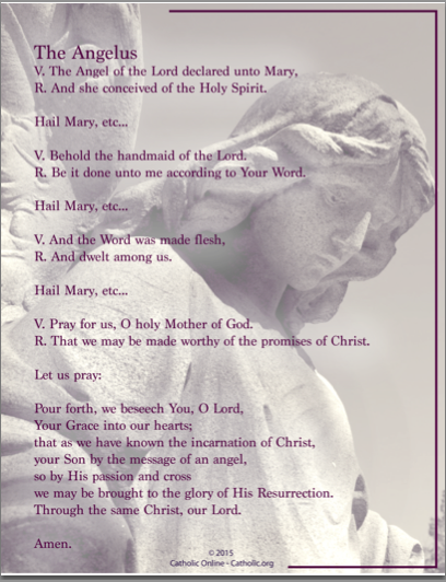 The Angelus prayer PDF