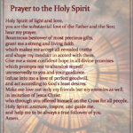 Prayer to the Holy Spirit PDF