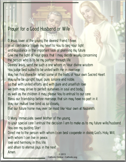 Prayer for a Good Husband or Wife PDF