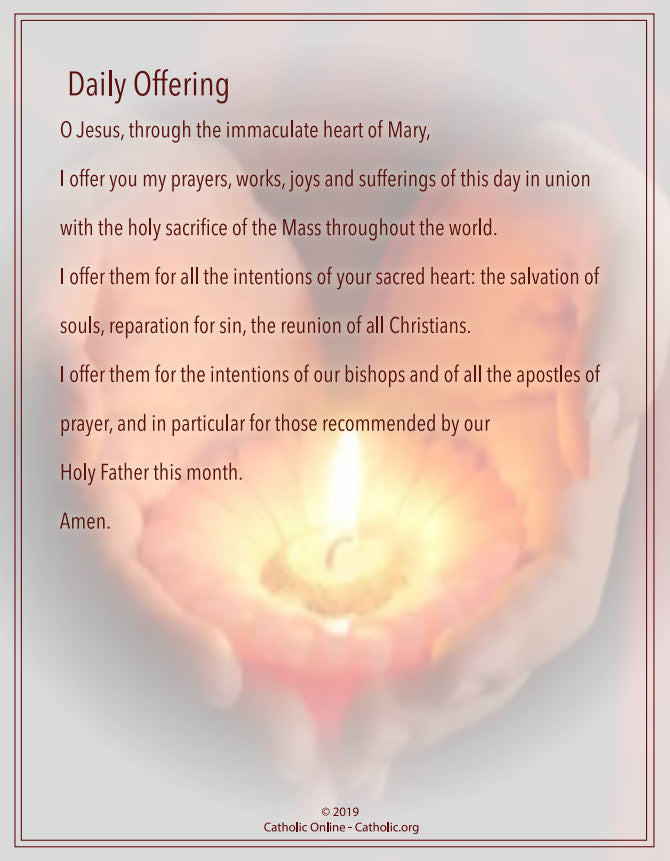 Daily Offering prayer PDF