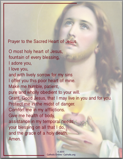 Prayer to the Sacred Heart of Jesus PDF