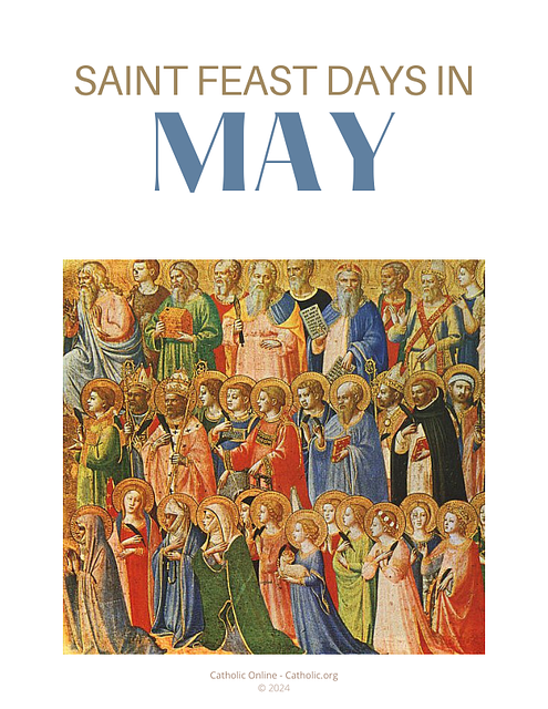 May Saint Feast Days PDF