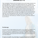 The Parable of the Ten Virgins (Matthew 25:1-13)