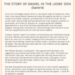 The Story of Daniel in the Lions' Den (Daniel 6)