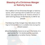 Blessing of a Christmas Manger or Nativity Scene PDF