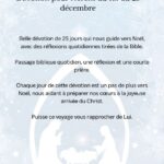 Dévotion pour l'Avent du 1er au 25 décembre - 25 Day Advent Devotional in French PDF