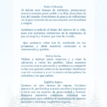 Oración de Adviento - Advent Prayer in Spanish PDF