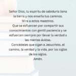 Oración por los Maestros - Prayer for Teachers in Spanish PDF