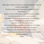 Oración por los sacerdotes - Prayer for Priests in Spanish PDF