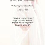 Journey with the Messiah - Matthew 4.17 PDF