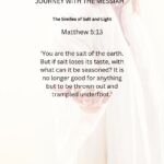 Journey with the Messiah - Matthew 5.13 PDF