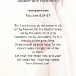 Journey with the Messiah - Matthew 5.34-37 PDF