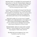 A Lenten Prayer PDF