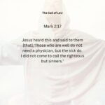 Journey with the Messiah - Mark 2.17