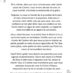 Prière pour le mercredi des Cendres - Prayer for Ash Wednesday in French PDF