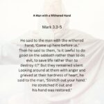 Journey with the Messiah - Mark 3.3-5