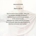 Journey with the Messiah - Mark 3.33-35