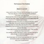 Journey with the Messiah - Mark 4.13-20