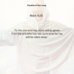 Journey with the Messiah - Mark 4.25