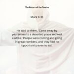 Journey with the Messiah - Mark 6.31 PDF